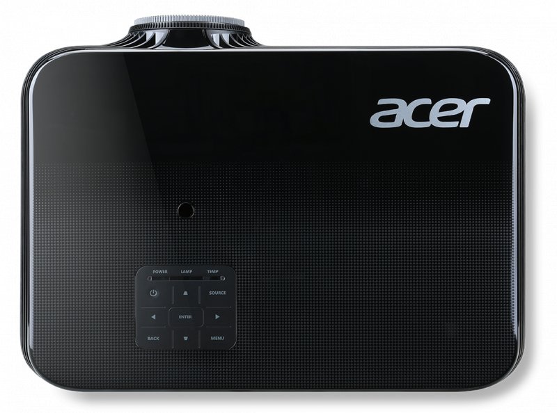 Acer DLP X1326WH - 4000Lm, WXGA, 20000:1, HDMI, VGA, repro., černý - obrázek č. 3