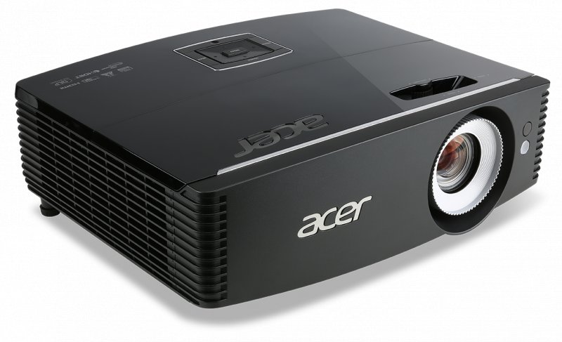 Acer DLP P6600 - 5000Lm, WUXGA, 20000:1, HDMI, VGA, RJ45, USB, černý - obrázek č. 1