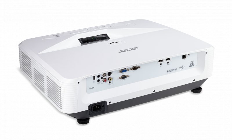 Acer DLP UL6200 (UltraShortThrow) - LASER, 5700Lm, XGA, 20000:1, HDMI, VGA, RJ45, USB, bílý - obrázek č. 3