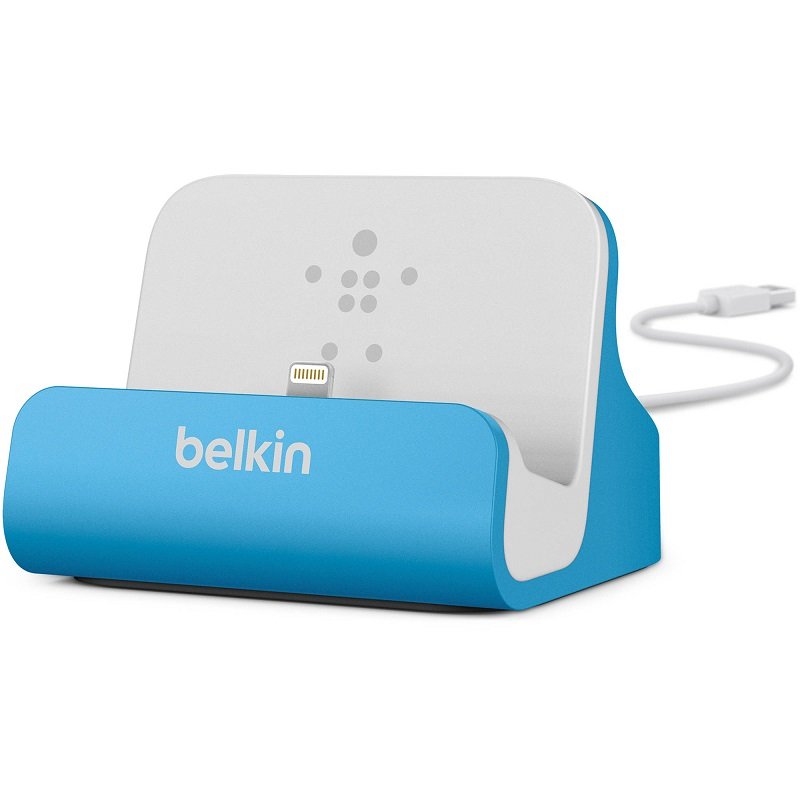 BELKIN Stolní dokovací stanice pro iPhone, modrá - obrázek produktu