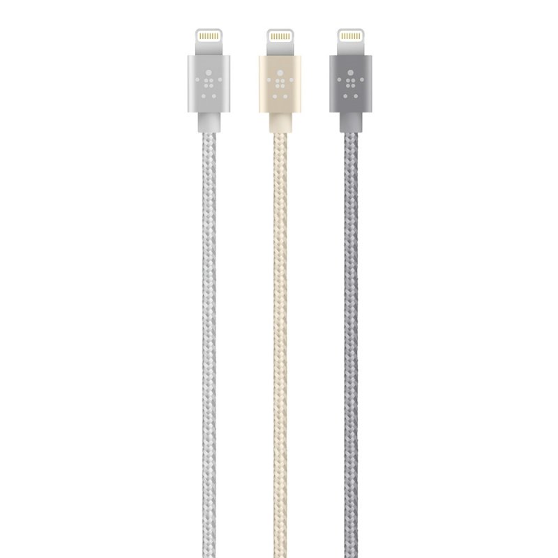 BELKIN Premium Lightning kabel 1,2m, šedý - obrázek č. 1