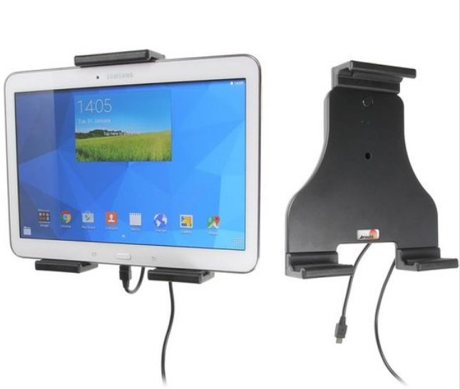 Brodit držák do auta na tablet nastavitelný, se skrytým nabíjením, 180-230mm - obrázek produktu