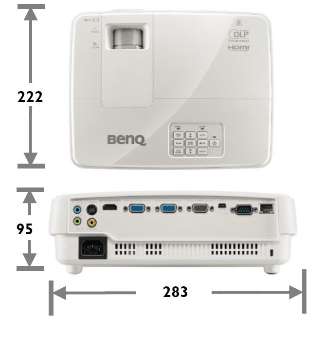 DLP proj. BenQ MX570- 3200lm,XGA,HDMI,LANc,SmartEc - obrázek č. 1