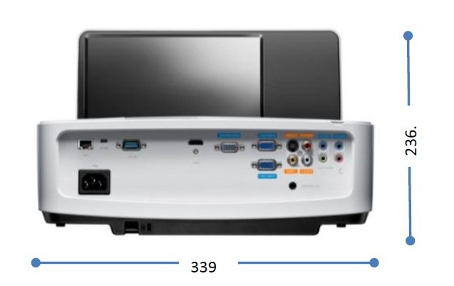 DLP proj.BenQ MX842UST-3000lm,XGA,HDMI,LANc,UST - obrázek č. 2