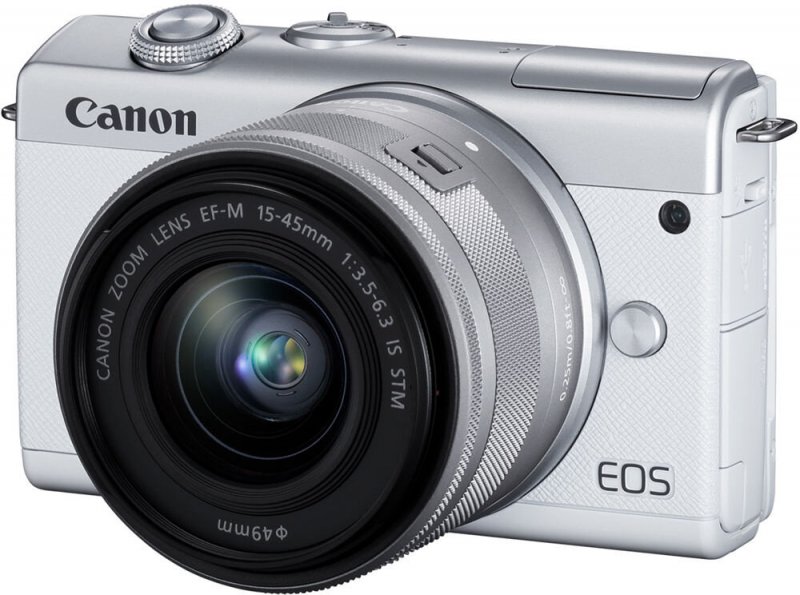 Canon EOS M200 bílý + EF-M15-45mm f/ 3.5-6.3 IS STM - obrázek produktu