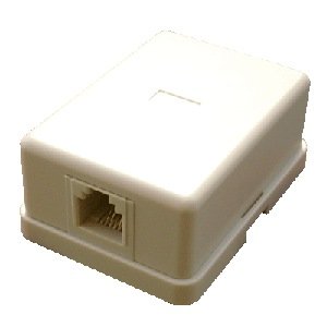DATACOM Tel. jednozásuvka nad omítku - 1 x RJ11 - obrázek produktu