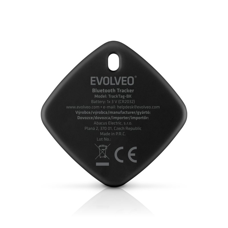 EVOLVEO TrackTag, Bluetooth lokátor s Apple Find My, černý - obrázek č. 3