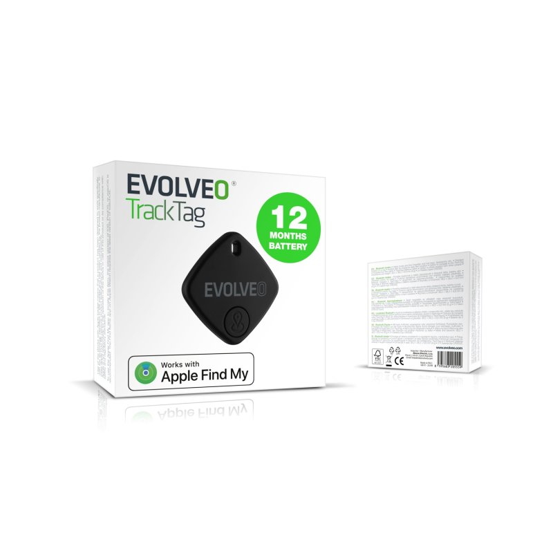 EVOLVEO TrackTag, Bluetooth lokátor s Apple Find My, černý - obrázek č. 2