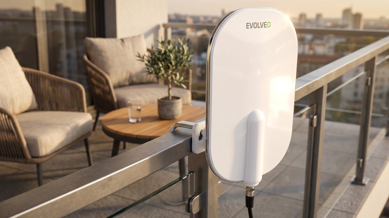EVOLVEO HDO 2, aktivní venkovní DVB-T2 anténa, filtr LTE / 4G / 5G - obrázek č. 9