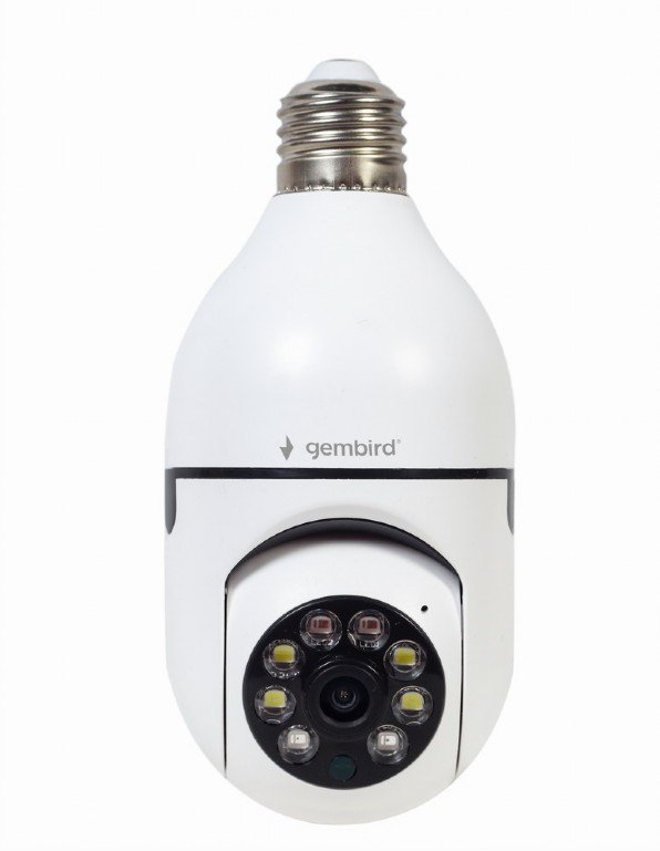 GEMBIRD chytrá otočná kamera 1080p Wi-Fi TUYA E27 - obrázek produktu