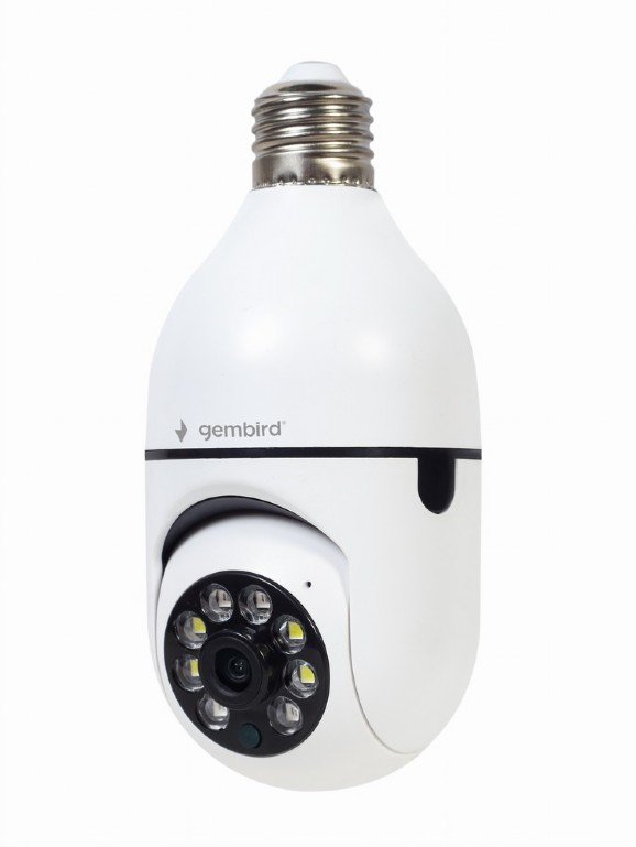 GEMBIRD chytrá otočná kamera 1080p Wi-Fi TUYA E27 - obrázek č. 1