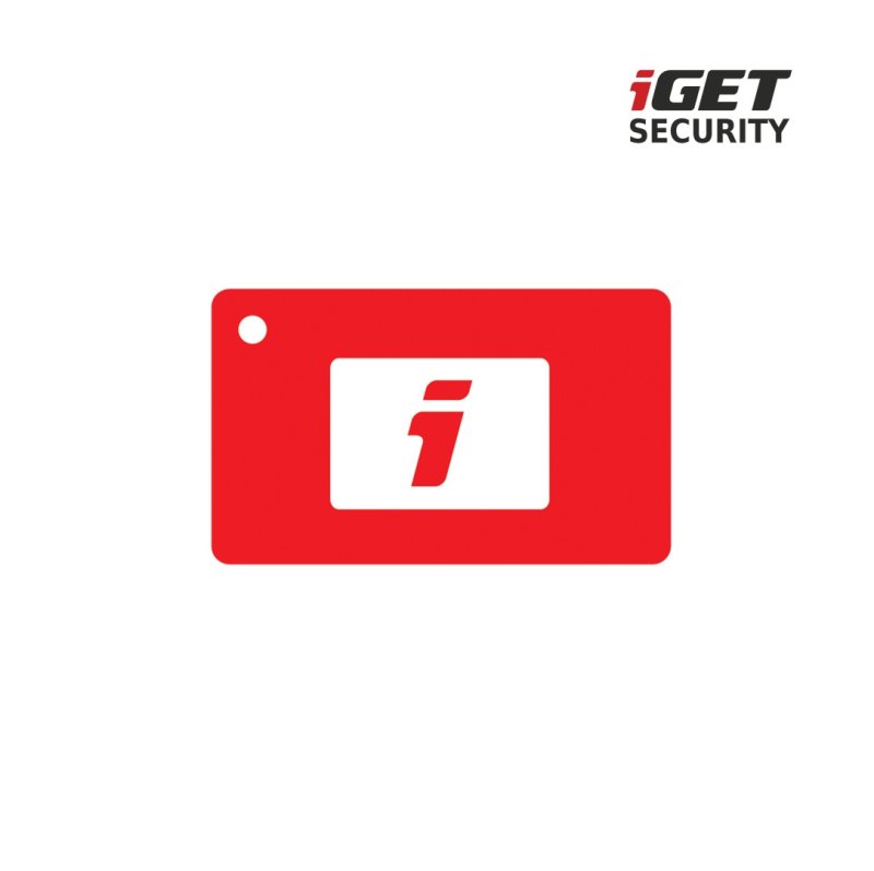 iGET SECURITY MP22 - RFID karta k klávesnici MP13 pro alarm M6-4G, minimální rozměry - obrázek produktu