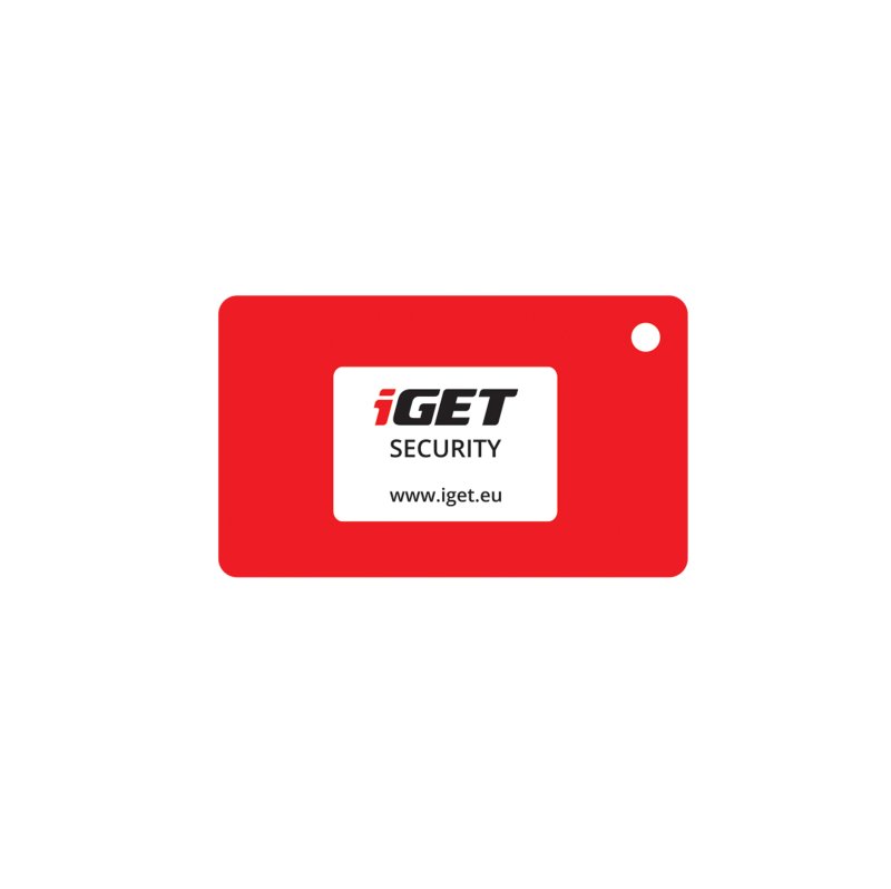 iGET SECURITY MP22 - RFID karta k klávesnici MP13 pro alarm M6-4G, minimální rozměry - obrázek č. 1