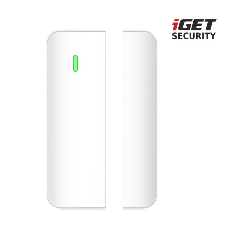 iGET SECURITY MP4 - bezdrátový magnetický senzor pro dveře / okna pro alarm M6-4G, výdrž bat. až 5 let - obrázek produktu