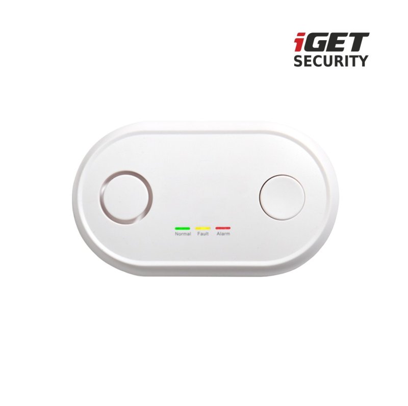 iGET SECURITY MP19 - bezdrátový detektor CO (oxid uhelnatý) pro alarm M6-4G, i samostatný - obrázek produktu