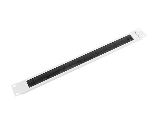 LANBERG 19" KARTÁČOVÝ PANEL 1U ŠEDÝ AK-1101-S - obrázek produktu