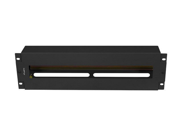 LANBERG 19" 3U NAPĚŤOVÝ ROZVÁDĚČ S DIN LIŠTOU TS-35 ČERNÝ - obrázek č. 1