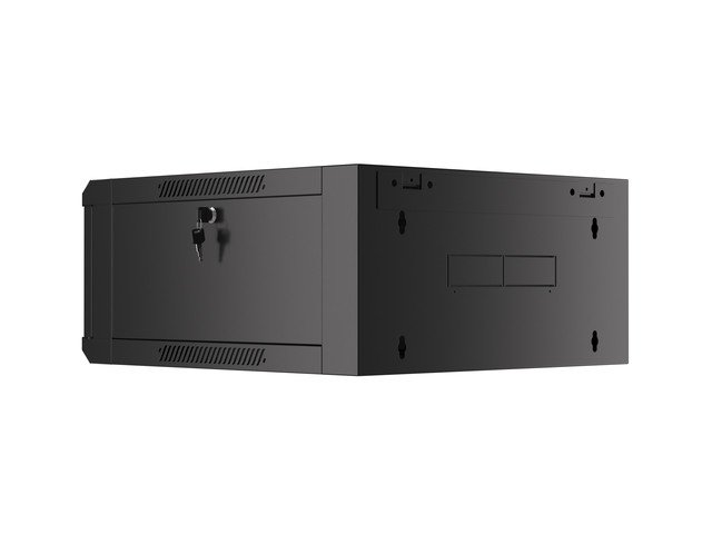 LANBERG RACKOVÁ SKŘÍŇ 19" NÁSTĚNNÁ 4U 600 RYCHLÁ MONTÁŽ (PLOCHÉ BALENÍ) ČERNÁ - obrázek č. 11