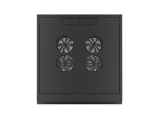 LANBERG RACKOVÁ SKŘÍŇ 19" NÁSTĚNNÁ 4U 600 RYCHLÁ MONTÁŽ (PLOCHÉ BALENÍ) ČERNÁ - obrázek č. 4