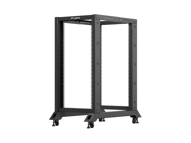 LANBERG OTEVŘENÝ RACK 22U 600X1000 ČERNÝ - obrázek produktu