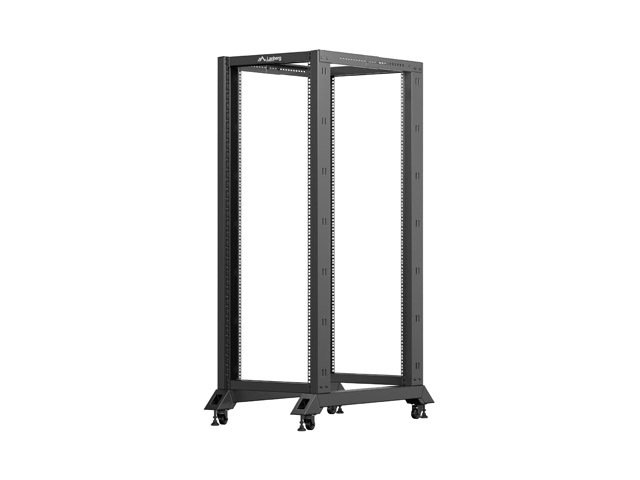 LANBERG OTEVŘENÝ RACK 32U 600X1000 ČERNÝ - obrázek produktu