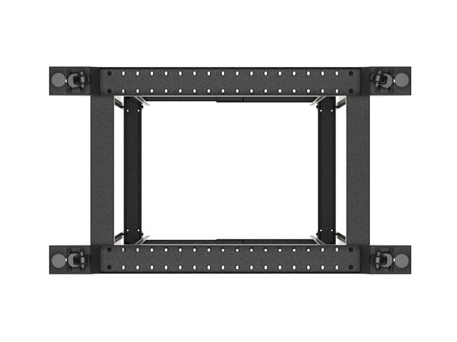 LANBERG OTEVŘENÝ RACK 42U 600X1000 ČERNÝ - obrázek č. 6