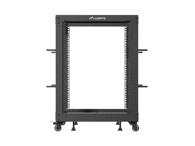 LANBERG OTEVŘENÝ RACK 15U 19" 600X600-1100 NASTAVITELNÝ ČERNÝ - obrázek č. 1