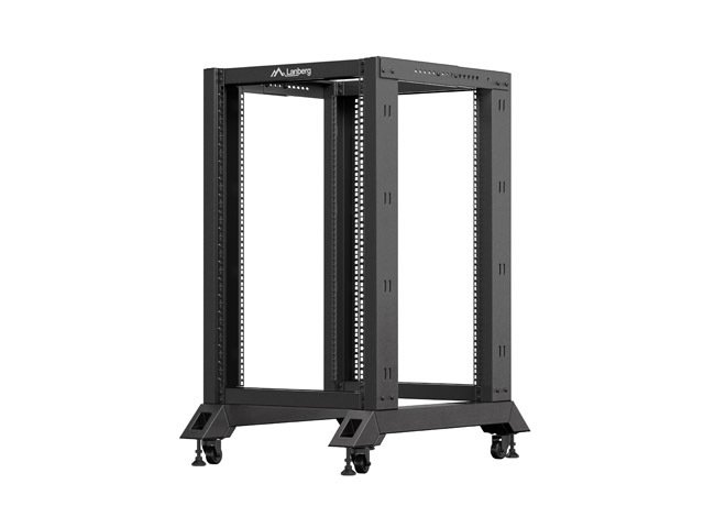 LANBERG OTEVŘENÝ RACK 18U 600X800 ČERNÝ - obrázek produktu