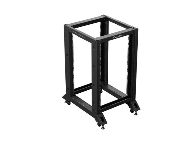LANBERG OTEVŘENÝ RACK 18U 600X800 ČERNÝ - obrázek č. 4