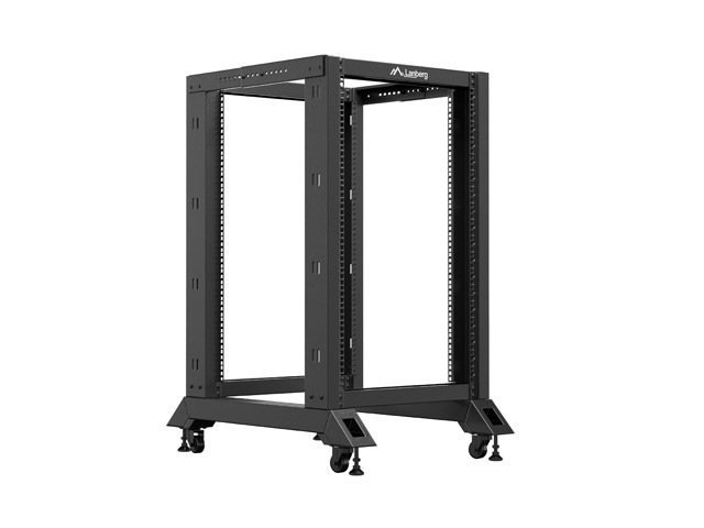 LANBERG OTEVŘENÝ RACK 18U 600X800 ČERNÝ - obrázek č. 1