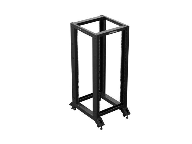LANBERG OTEVŘENÝ RACK 27U 600X800 ČERNÝ V2 - obrázek č. 3