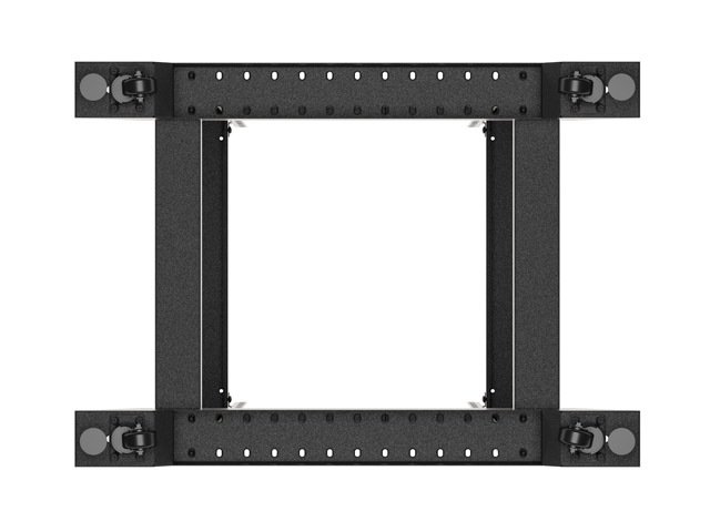 LANBERG OTEVŘENÝ RACK 27U 600X800 ČERNÝ V2 - obrázek č. 2