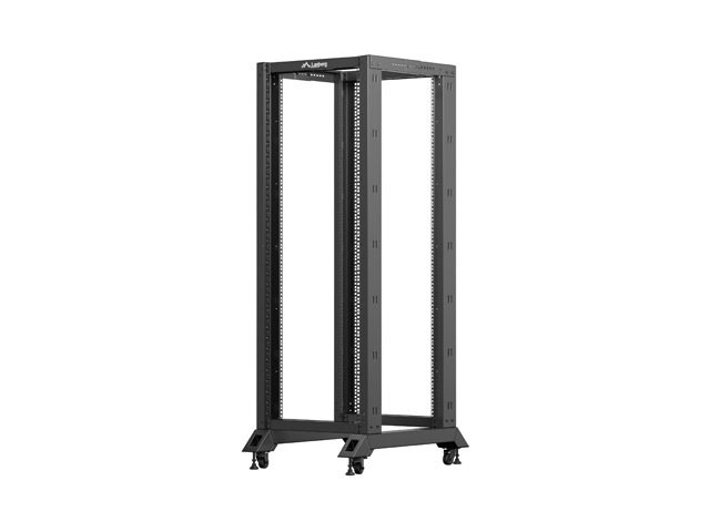LANBERG OTEVŘENÝ RACK 32U 600X800 ČERNÝ V2 - obrázek produktu