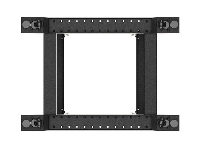 LANBERG OTEVŘENÝ RACK 32U 600X800 ČERNÝ V2 - obrázek č. 1