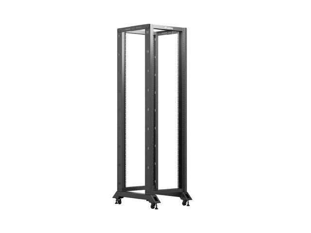 LANBERG OTEVŘENÝ RACK 42U 600X800 ČERNÝ V2 - obrázek č. 1