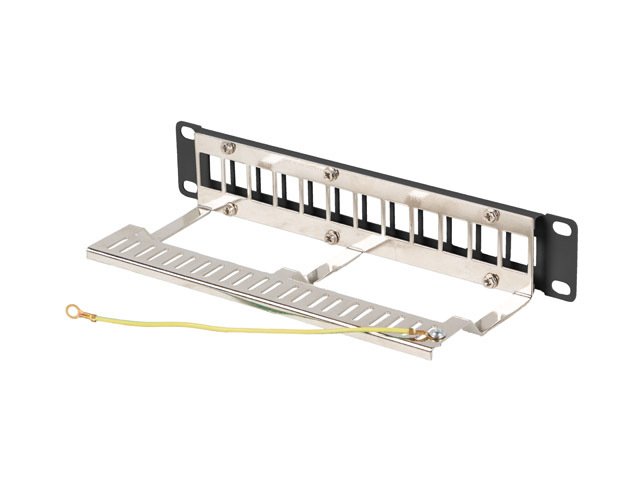 LANBERG PATCH PANEL 12 PORTŮ 1U 19" FTP PRO MODULY KEYSTONE ČERNÝ V2 - obrázek č. 4