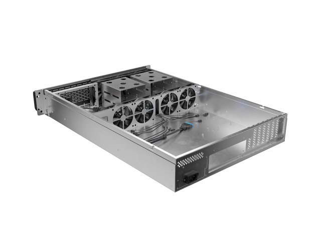 LANBERG SERVEROVÉ ŠASI PRO MONTÁŽ DO RACKU E-ATX 650 / 12 19" / 2U - obrázek č. 6