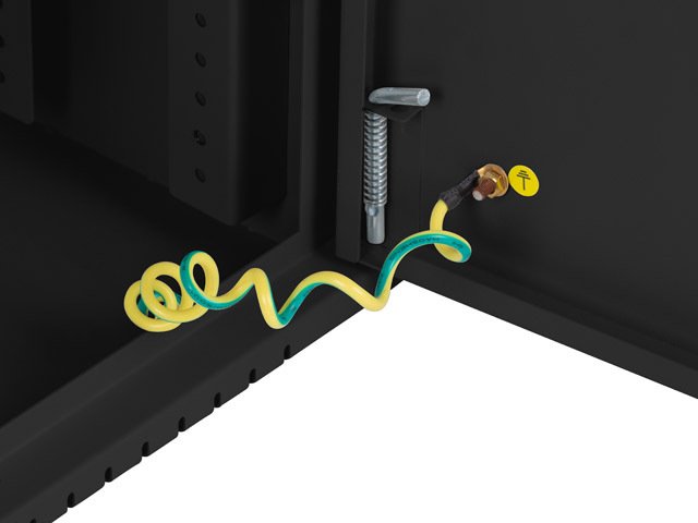 LANBERG 19" RACKOVÁ SKŘÍŇ PRO MONTÁŽ NA STĚNU 4U+3U / 540X200 NÍZKOPROFILOVÁ ČERNÁ (SMONTOVANÁ) - obrázek č. 3