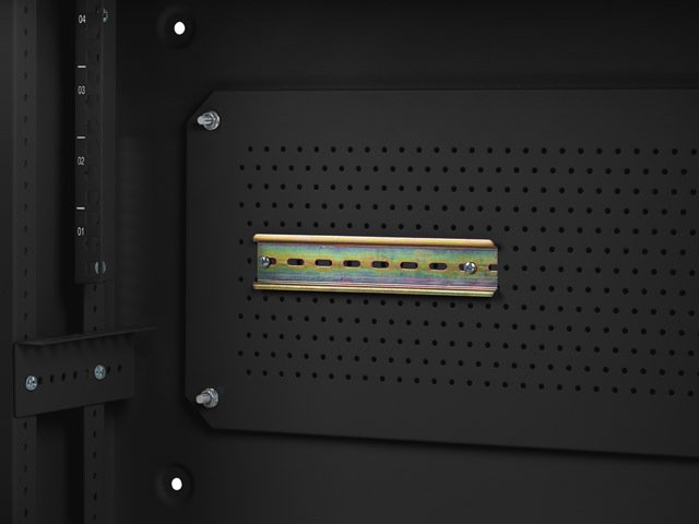 LANBERG 19" RACKOVÁ SKŘÍŇ PRO MONTÁŽ NA STĚNU 4U+3U / 540X200 NÍZKOPROFILOVÁ ČERNÁ (SMONTOVANÁ) - obrázek č. 15