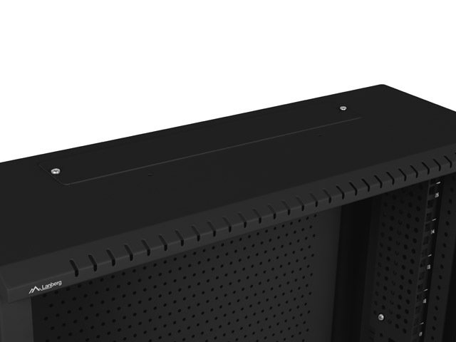 LANBERG 19" RACKOVÁ SKŘÍŇ PRO MONTÁŽ NA STĚNU 6U+3U / 540X200 NÍZKOPROFILOVÁ ČERNÁ (SMONTOVANÁ) - obrázek č. 13