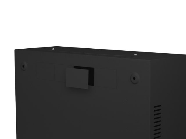 LANBERG 19" RACKOVÁ SKŘÍŇ PRO MONTÁŽ NA STĚNU 6U+3U / 540X200 NÍZKOPROFILOVÁ ČERNÁ (SMONTOVANÁ) - obrázek č. 2