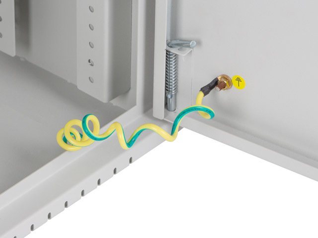 LANBERG 19" RACKOVÁ SKŘÍŇ PRO MONTÁŽ NA STĚNU 6U+3U / 540X200 NÍZKOPROFILOVÁ ŠEDÁ (SMONTOVANÁ) - obrázek č. 5