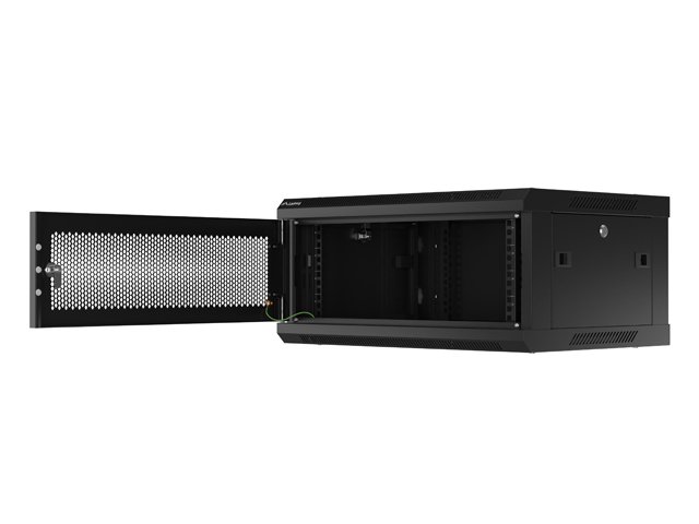 LANBERG RACKOVÁ SKŘÍŇ 19" NÁSTĚNNÁ 4U / 600X450 S PERFOROVANÝMI DVEŘMI ČERNÁ (PLOCHÉ BALENÍ) - obrázek č. 11