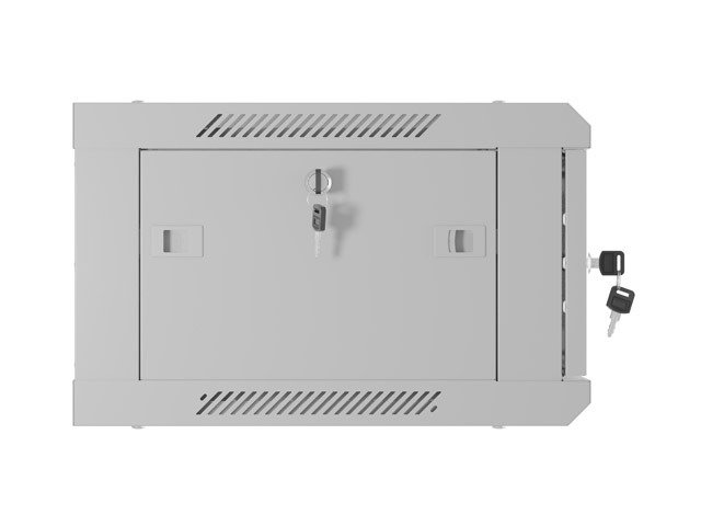 LANBERG INSTALAČNÍ STOJAN 19" 4U 600X450 ŠEDÉ PERFOROVANÉ DVEŘE (PLOCHÉ BALENÍ) - obrázek č. 11