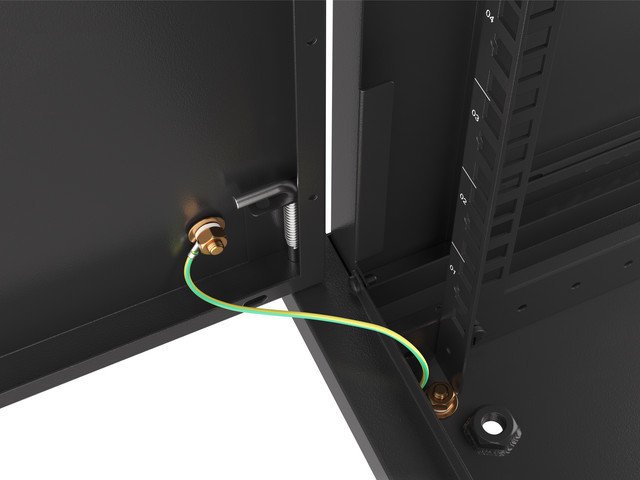 LANBERG RACKOVÁ SKŘÍŇ 19" PRO MONTÁŽ NA STĚNU 6U / 600X450 PRO VLASTNÍ MONTÁŽ S KOVOVÝMI DVEŘMI ČERNÁ - obrázek č. 7