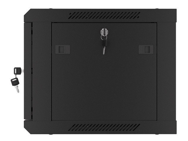 LANBERG RACKOVÁ SKŘÍŇ 19" PRO MONTÁŽ NA STĚNU 6U / 600X450 PRO VLASTNÍ MONTÁŽ S KOVOVÝMI DVEŘMI ČERNÁ - obrázek č. 2