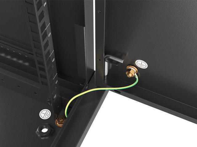 LANBERG RACKOVÁ SKŘÍŇ 19" PRO MONTÁŽ NA STĚNU 6U / 600X450 PRO VLASTNÍ MONTÁŽ S KOVOVÝMI DVEŘMI ČERNÁ - obrázek č. 8