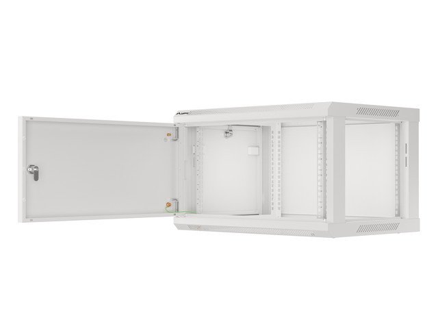 LANBERG RACKOVÁ SKŘÍŇ 19" PRO MONTÁŽ NA STĚNU 6U / 600X450 PRO VLASTNÍ MONTÁŽ S KOVOVÝMI DVEŘMI ŠEDÁ - obrázek č. 10