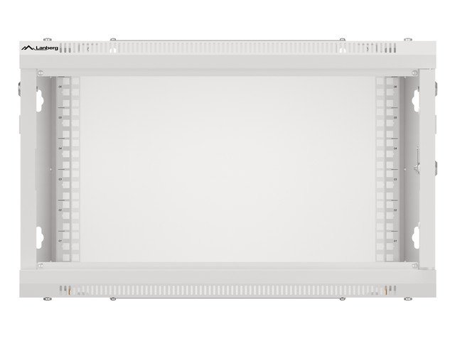 LANBERG RACKOVÁ SKŘÍŇ 19" PRO MONTÁŽ NA STĚNU 6U / 600X450 PRO VLASTNÍ MONTÁŽ S KOVOVÝMI DVEŘMI ŠEDÁ - obrázek č. 5
