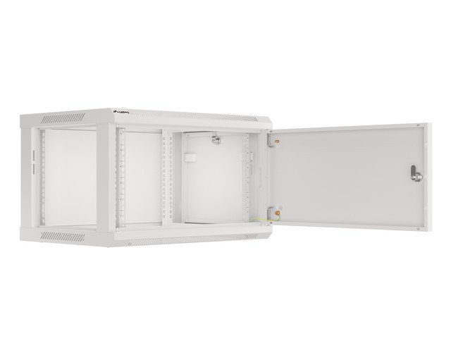 LANBERG RACKOVÁ SKŘÍŇ 19" PRO MONTÁŽ NA STĚNU 6U / 600X450 PRO VLASTNÍ MONTÁŽ S KOVOVÝMI DVEŘMI ŠEDÁ - obrázek č. 8
